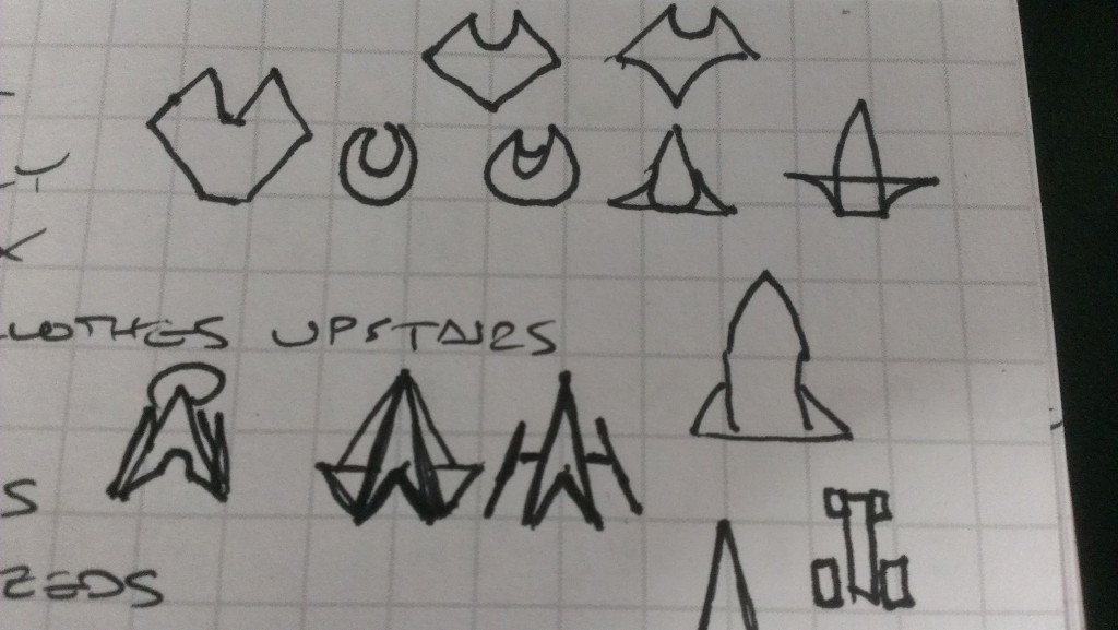 Spaceship doodles