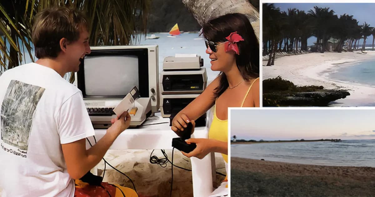Atari 8-bits at Club Med?!