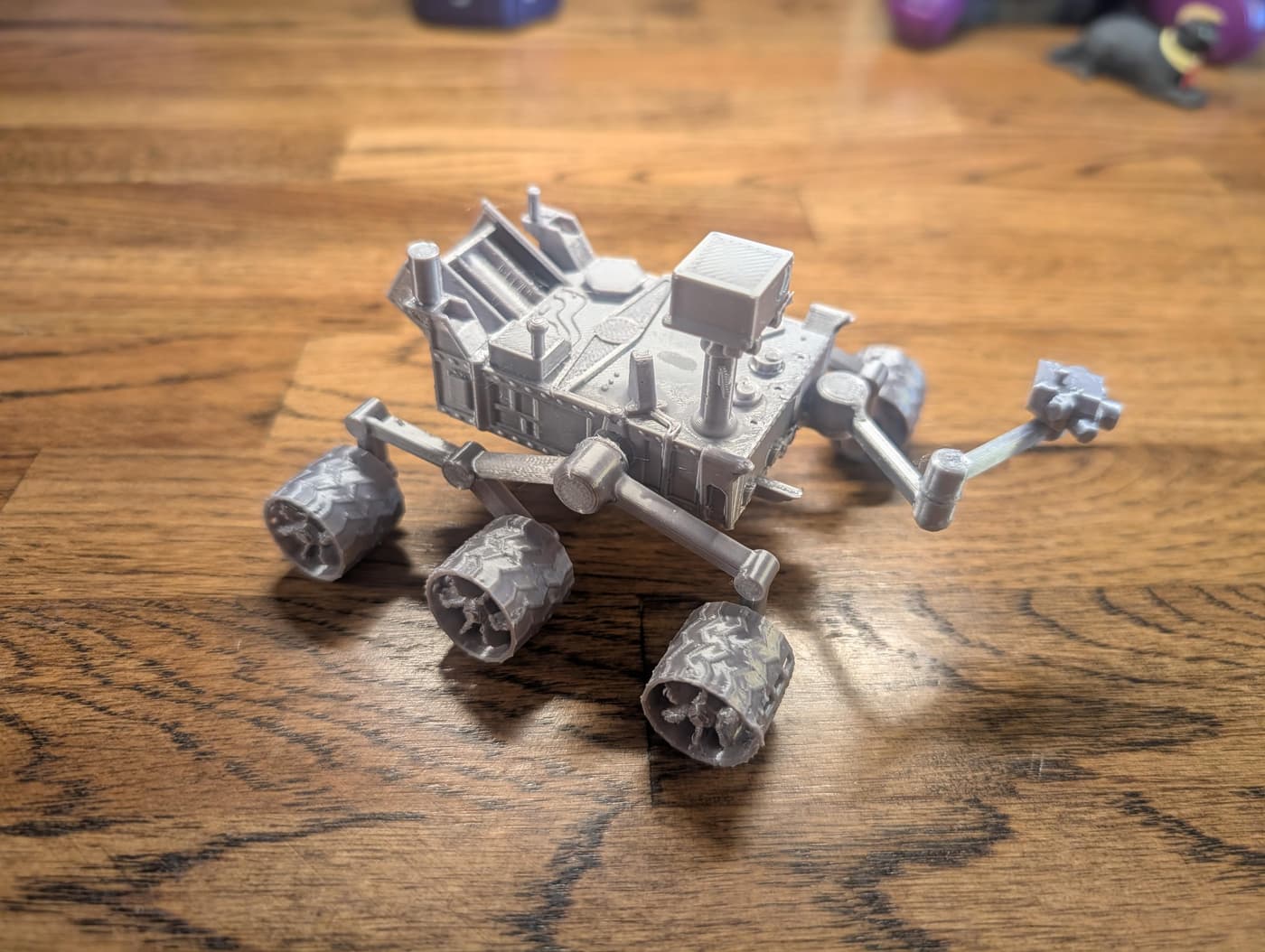 Mars Curiosity rover model