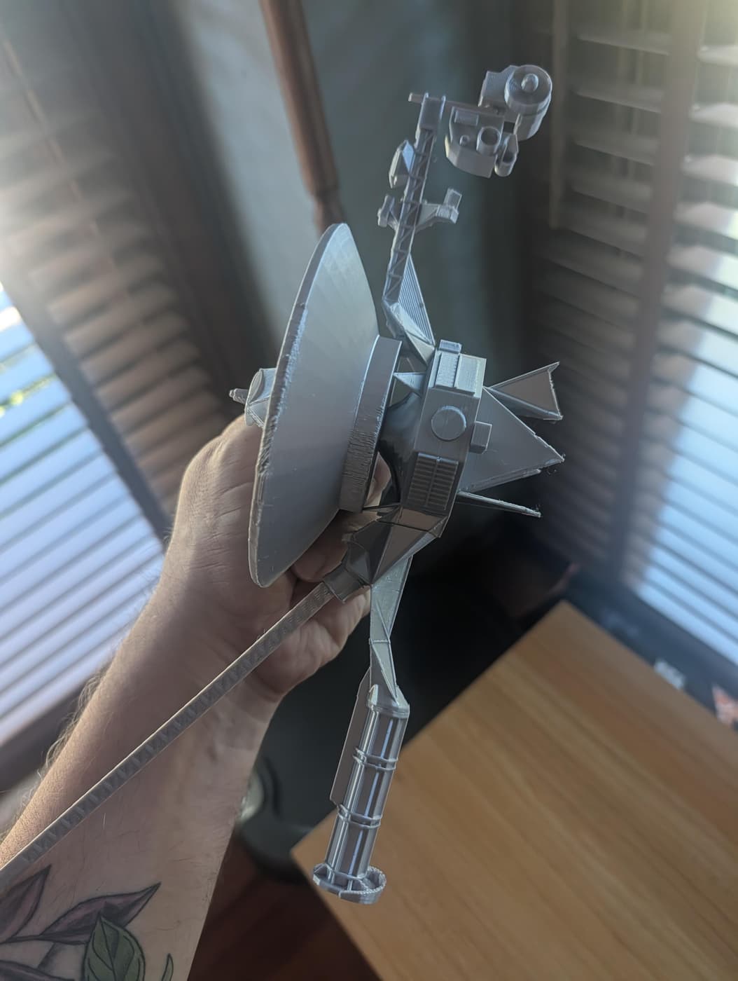 Voyager spacecraft model